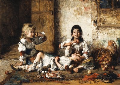幸せな瞬間、 作： Alexei Alexevich Harlamoff