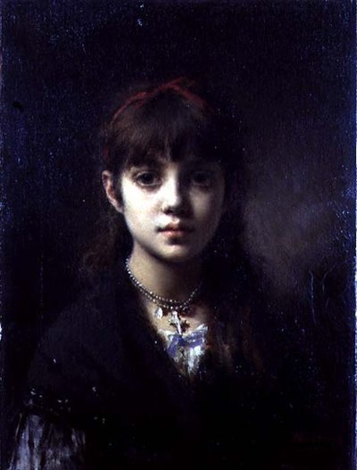 アーティストの娘、1884年（65312も参照） 作： Alexei Alexevich Harlamoff