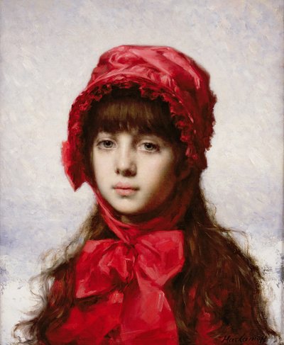 赤いボンネット 作： Alexei Alexevich Harlamoff