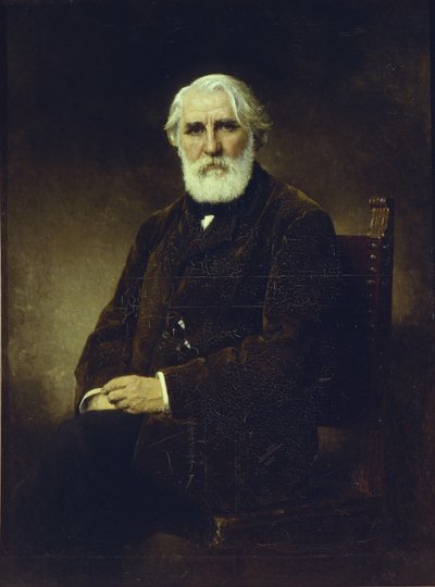 作者イヴァン・S・ツルゲーネフの肖像 1818～1883年、1875年 作： Alexei Alexeyevich Harlamov
