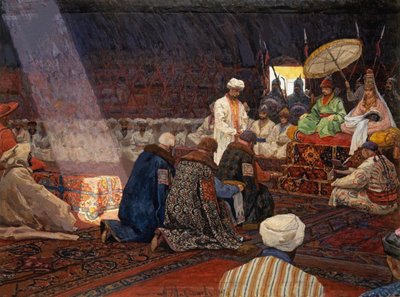 黄金の大群にて、1907 年 作： Alexei Fedotovich Maximov