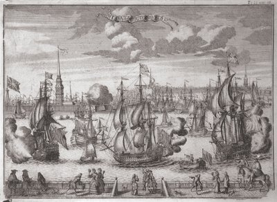 サンクトペテルブルクの眺め、1727 作： Alexei Fyodorovich Zubov