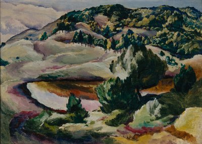 コロルコフスキー ダチャ。 丘の池、1918 作： Alexei Ilyich Kravchenko