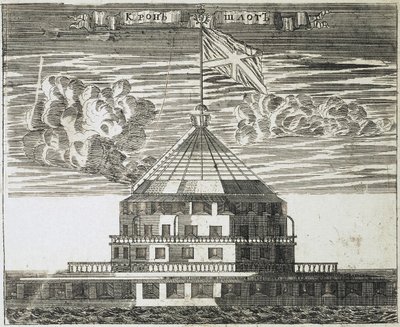 クロンシュタットのクロンシュロット砦、1717年 作： Alexei Ivanovich Rostovtsev