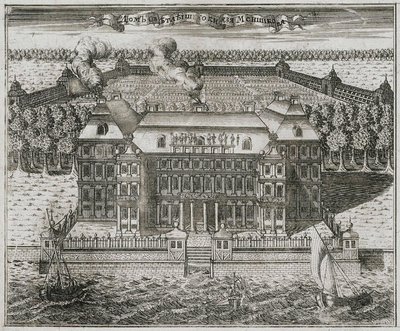 アレクサンドル メンシコフ王子の邸宅アレクサンダー ダニロヴィチ メンシコフ、1717 年。 作： Alexei Ivanovich Rostovtsev