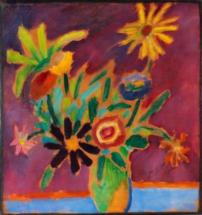 カラフルな花、1915 年。 作： Alexei Javlensky von