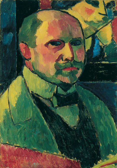 自画像、1912 年。 作： Alexei Javlensky von