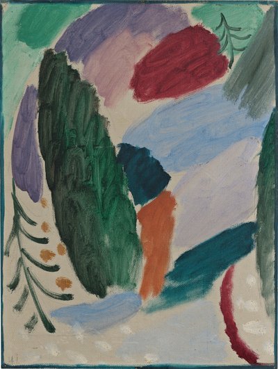 1915 年の霜の日。 作： Alexej von Jawlensky