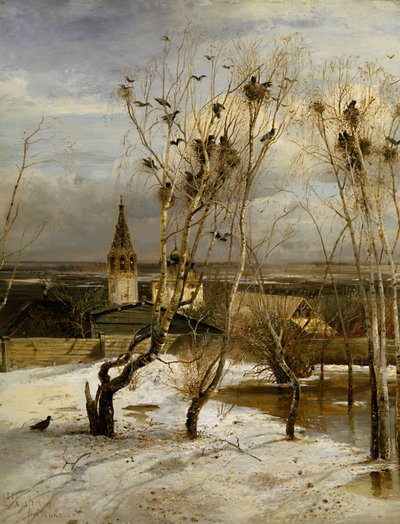 ルークが帰ってきた 作： Alexei Kondratievich Savrasov