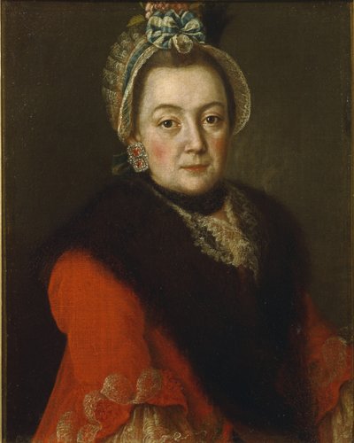 アンナイヴァノフナコリチェヴァの肖像画、1768年 作： Alexei Petrovich Antropov