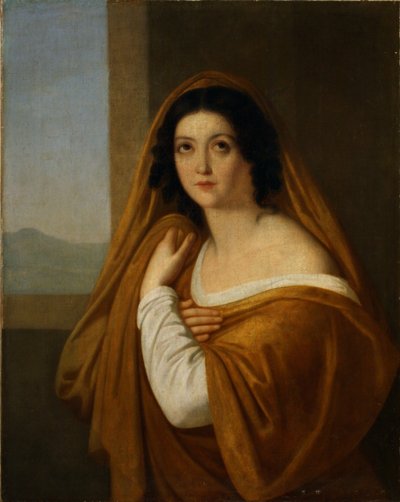 エフドキア・アヴドチャ・イワノフナ・ゴリツィナ王女の肖像、旧姓イズマイロワ 1794-1890、1810年代 作： Alexei Yegorovich Yegorov