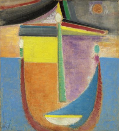 アブストラクトヘッド：作曲、1924 作： Alexej von Jawlensky
