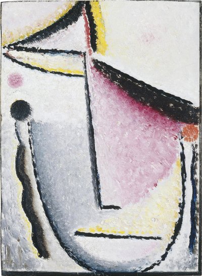 アブストラクトヘッド：哀愁、1929-1930 作： Alexej von Jawlensky