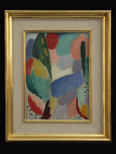 ブルーストリート、1916 作： Alexej von Jawlensky
