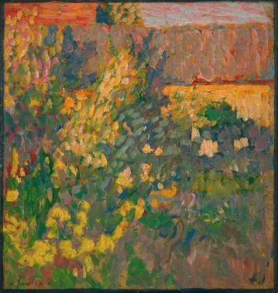 花咲く庭 作： Alexej von Jawlensky