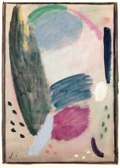 ドリーミング、サンデーモーニング、アスコナ 作： Alexej von Jawlensky