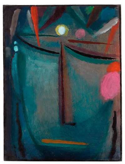 キリストの顔、いばらの冠、1918 作： Alexej von Jawlensky