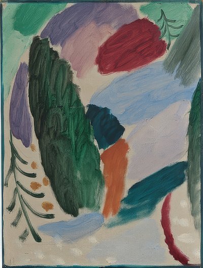凍るような日。 1915 作： Alexej von Jawlensky