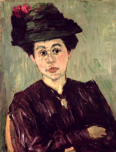 ヘレナ・ヤウレンスキー、1905年頃 作： Alexej von Jawlensky