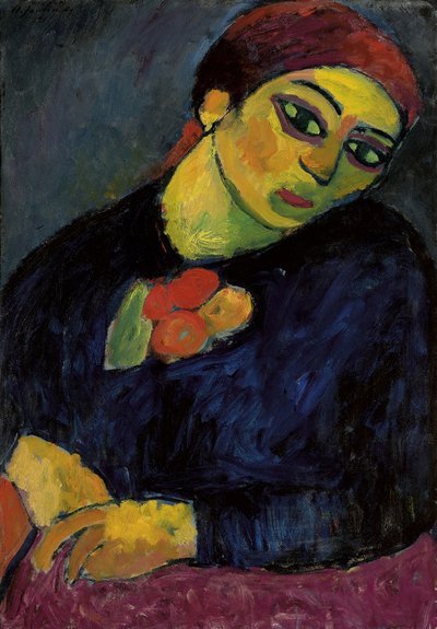 エレーヌ、1911 作： Alexej von Jawlensky