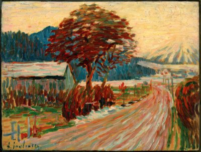 フュッセンのカントリーロード 作： Alexej von Jawlensky