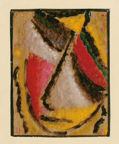 瞑想、1934 作： Alexej von Jawlensky