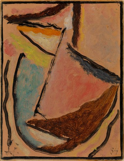 瞑想の小さな抽象的な頭、1934 作： Alexej von Jawlensky