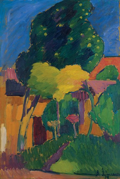 ムルナウ、1908 作： Alexej von Jawlensky