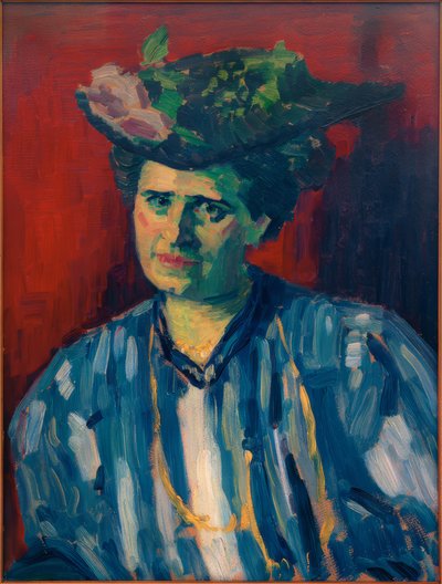 ヘドウィグ・クビンの肖像 作： Alexej von Jawlensky
