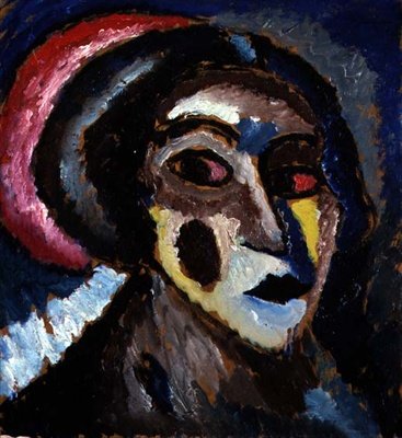Portrait Klamm 作： Alexej von Jawlensky