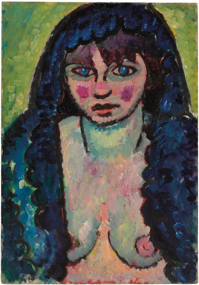 女性の肖像、1912年 作： Alexej von Jawlensky