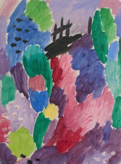 レッド パス、セント プレックス 作： Alexej von Jawlensky