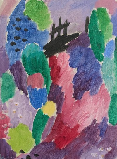 ローターロード、セントプレクス。 1915 作： Alexej von Jawlensky