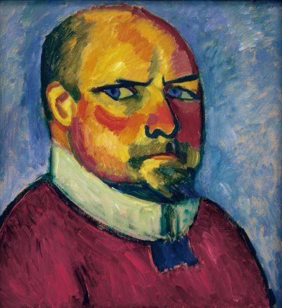 セルフポートレイト 作： Alexej von Jawlensky