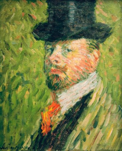 セルフポートレイト 作： Alexej von Jawlensky