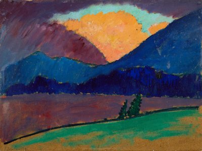 ムルナウの夏の夜 作： Alexej von Jawlensky