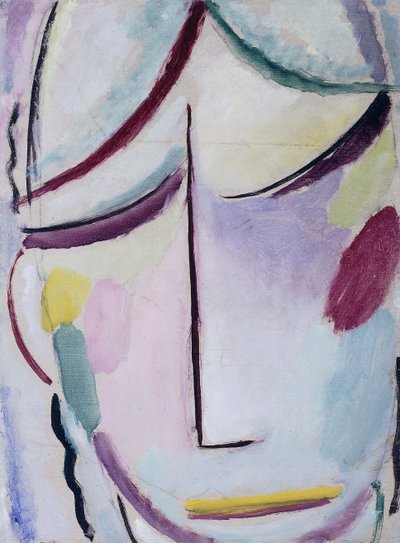 救世主の顔; Heilandsgesicht、c.1921 作： Alexej von Jawlensky