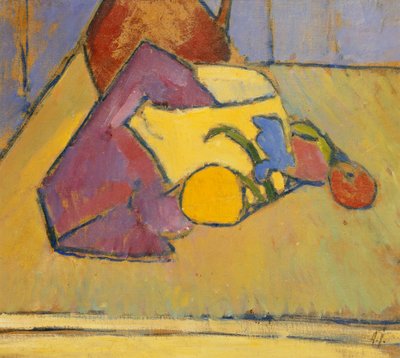 黄色い鍋;イエローポットポット、1909年頃 作： Alexej von Jawlensky