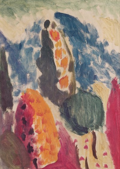 バリエーションIV、1916 作： Alexej von Jawlensky