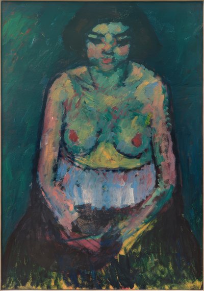 女性のハーフヌード 作： Alexej von Jawlensky