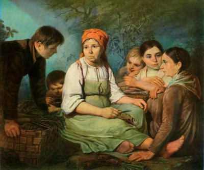 テンサイの洗浄、c1820、1965。 作： Alexey Venetsianov