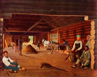 穀物を揺らす、c1821、1965。 作： Alexey Venetsianov