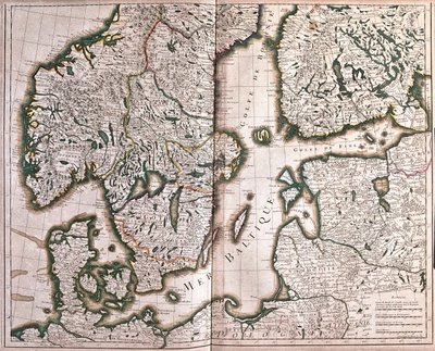 ノルウェー、デンマーク、フィンランド、そしてバルト海 - by A 作： Alexis Hubert Jaillot