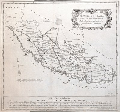 イタリア、パヴィア 作： Alexis Hubert Jaillot