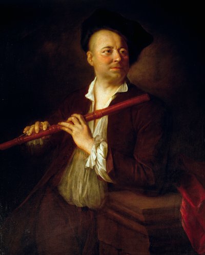 フルート奏者の肖像 作： Alexis Grimoux
