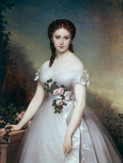 マリー・ローズの肖像 画：アレクシス・ジョセフ・ペリニョン（1806-1882 作： Alexis Joseph Perignon