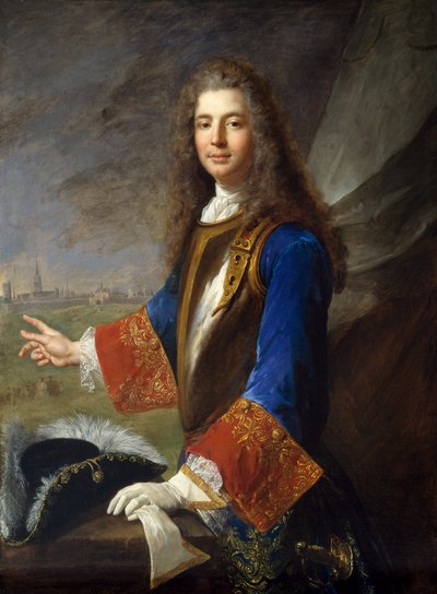 シャルルフランソワマリードクスティン、シュヴァリエドウィルツ、1714年 作： Alexis Simon Belle