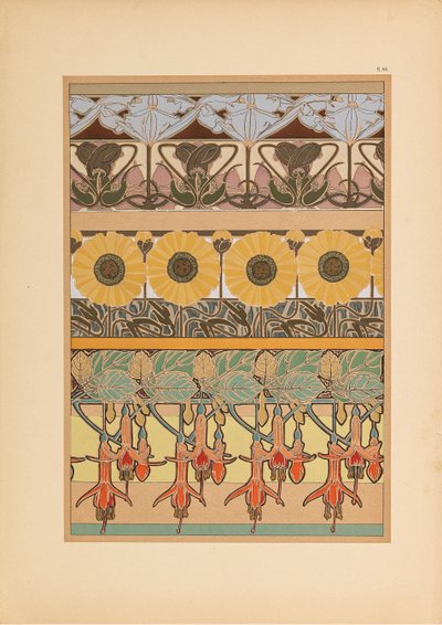 装飾文書、1902年。 作： Alfons Marie Mucha