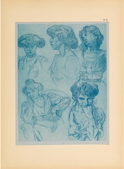 装飾文書、1902年。 作： Alfons Marie Mucha