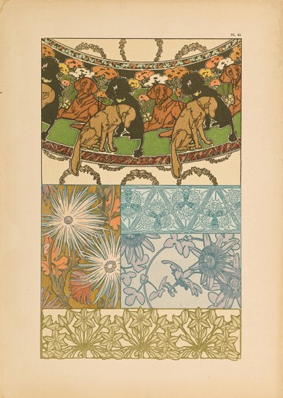 装飾文書、1902年。 作： Alfons Marie Mucha
